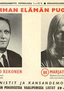 Klikkaa Heimo Rekosen ja Marajatta Steniuksen vaalimainos suuremmaksi.