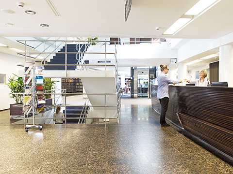 Mer information om biblioteket.