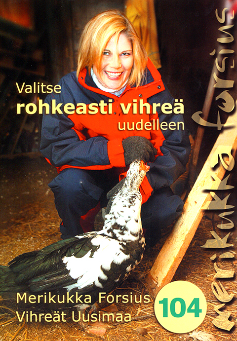 Eläinteemainen vaalimainos.