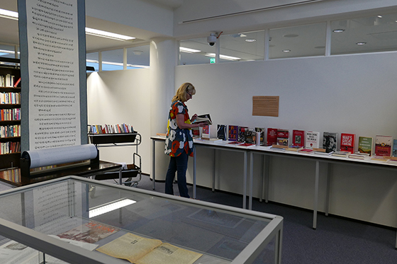 Eduskunnan kirjaston Kiina-kokoelman näyttelykuva