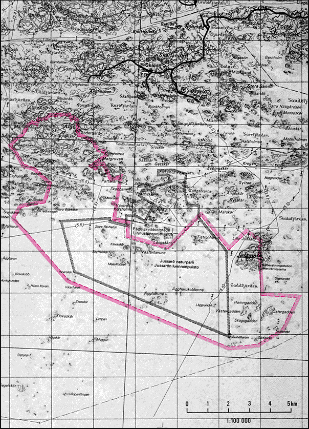 Karta Karta Ekenäs skärgårds nationalpark